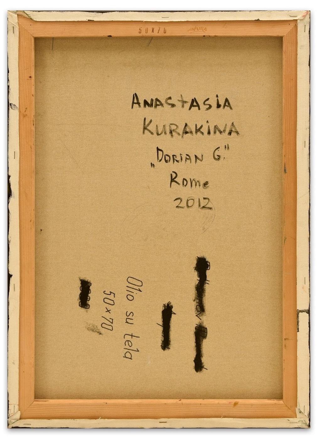 Dorian G. - Original Öl auf Leinwand von Anastasia Kurakina - 2012 im Angebot 1