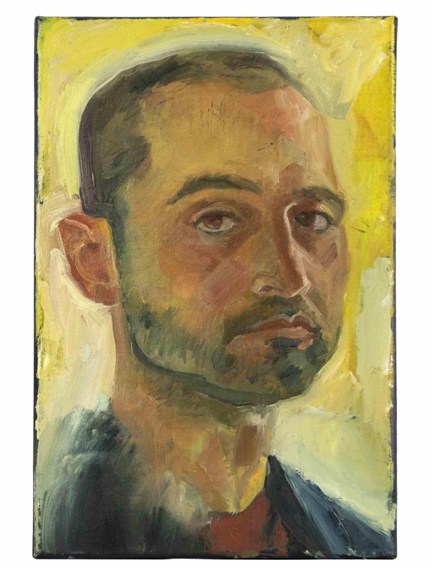 Retrato masculino es una maravillosa pintura original al óleo sobre lienzo, realizada por la artista emergente rusa Anastasia Kurakina en 2011. 

Firmado y fechado en tinta azul en el centro del reverso. 

Esta obra de arte contemporánea representa