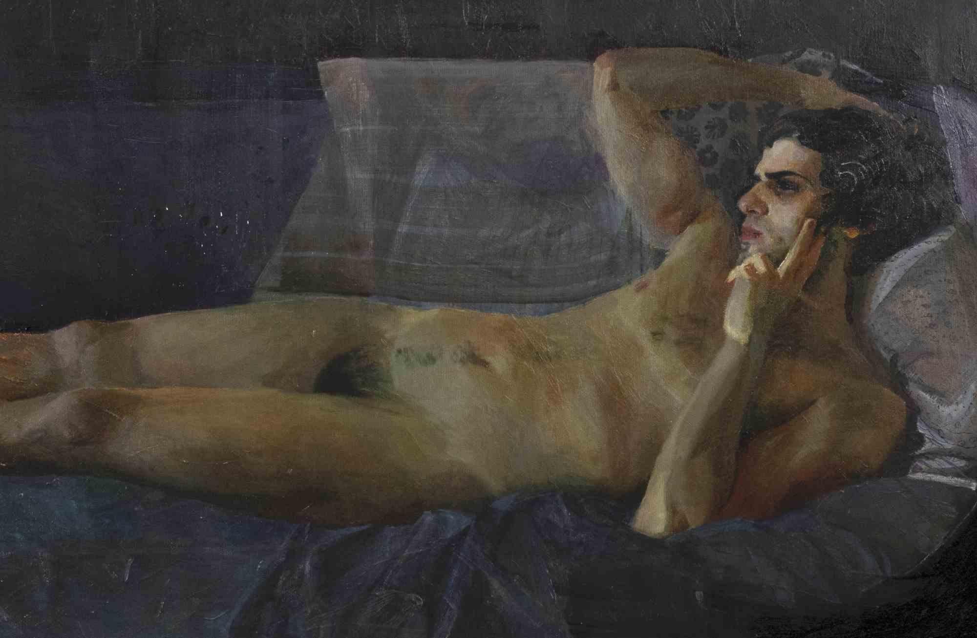 Nude Man - Oil Painting  by Anastasia Kurakina - 2012 For Sale 2