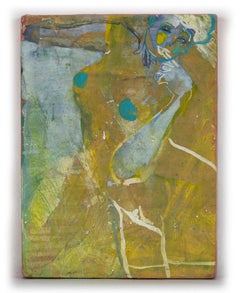 Nude - Oil Painting on Cardboard by Anastasia Kurakina - 2018