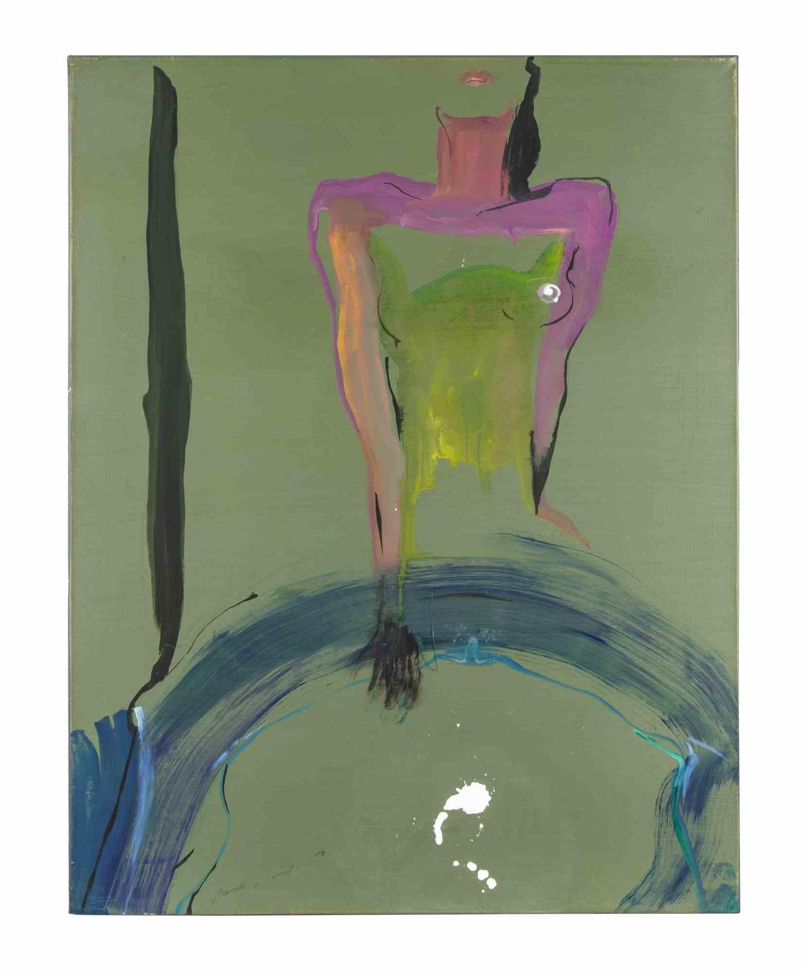 Splash est une peinture à l'huile originale amusante et ironique réalisée en 2015 par Anastasia Kurakina .

Signé et daté à l'encre de Chine rouge dans la marge inférieure gauche.

En bonnes conditions.

Cette œuvre d'art contemporain représente le