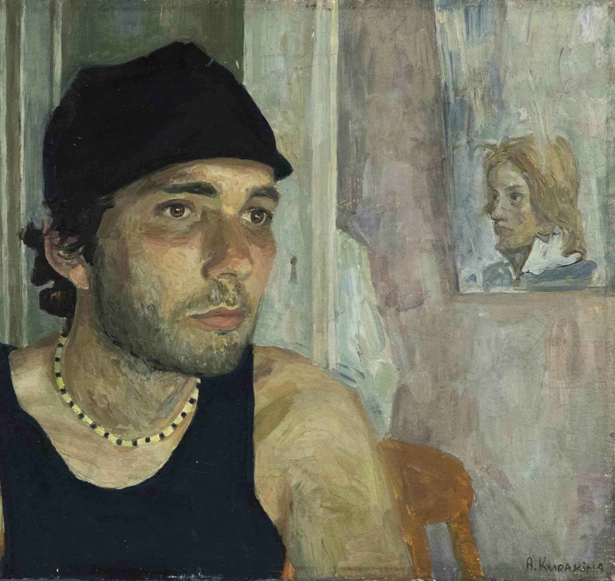 El espejo del pasado - Pintura al óleo  por Anastasia Kurakina - 2010s en venta 2