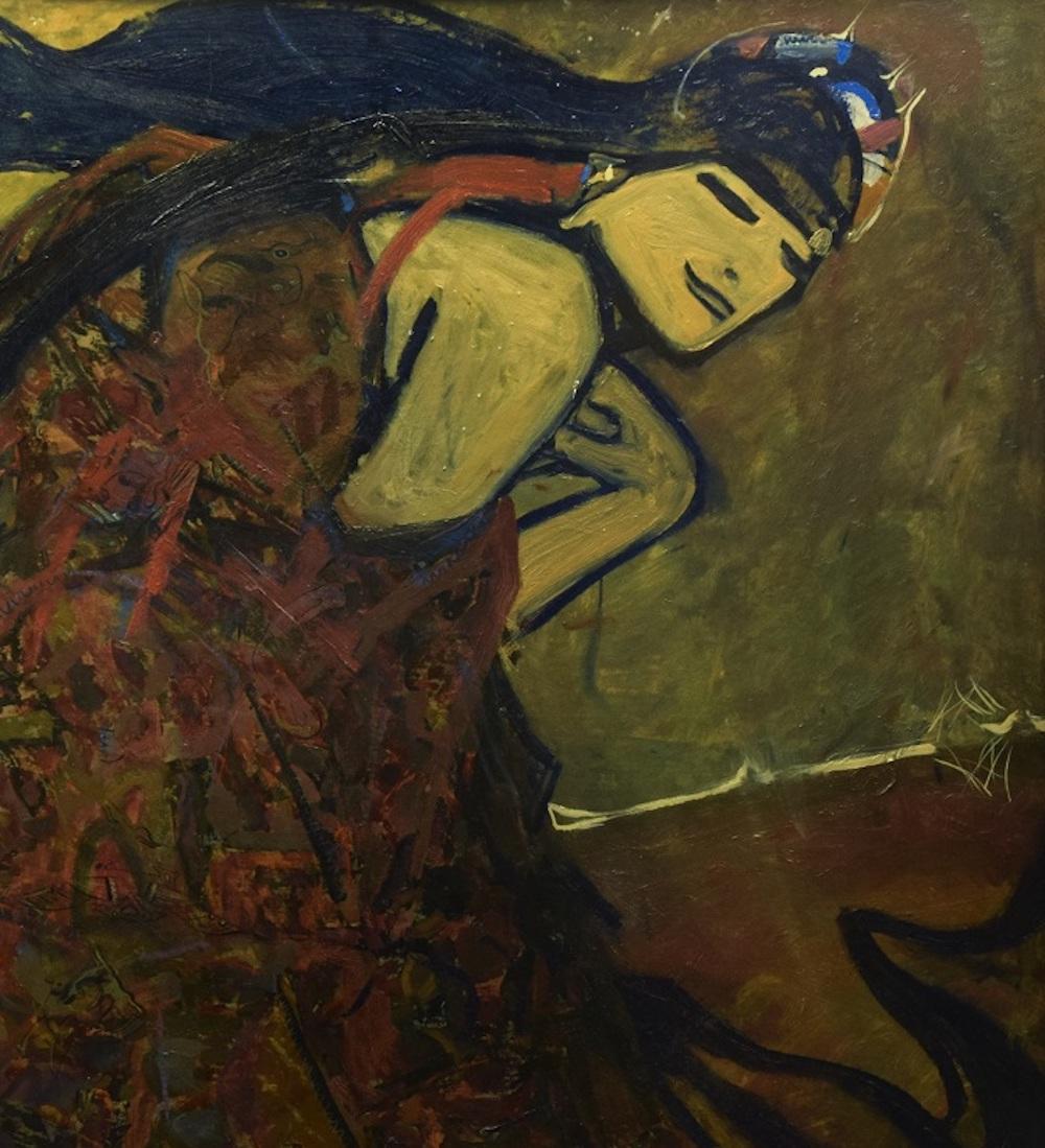 Woman - Oil on Canvas by Anastasia Kurakina - 2010s For Sale 3