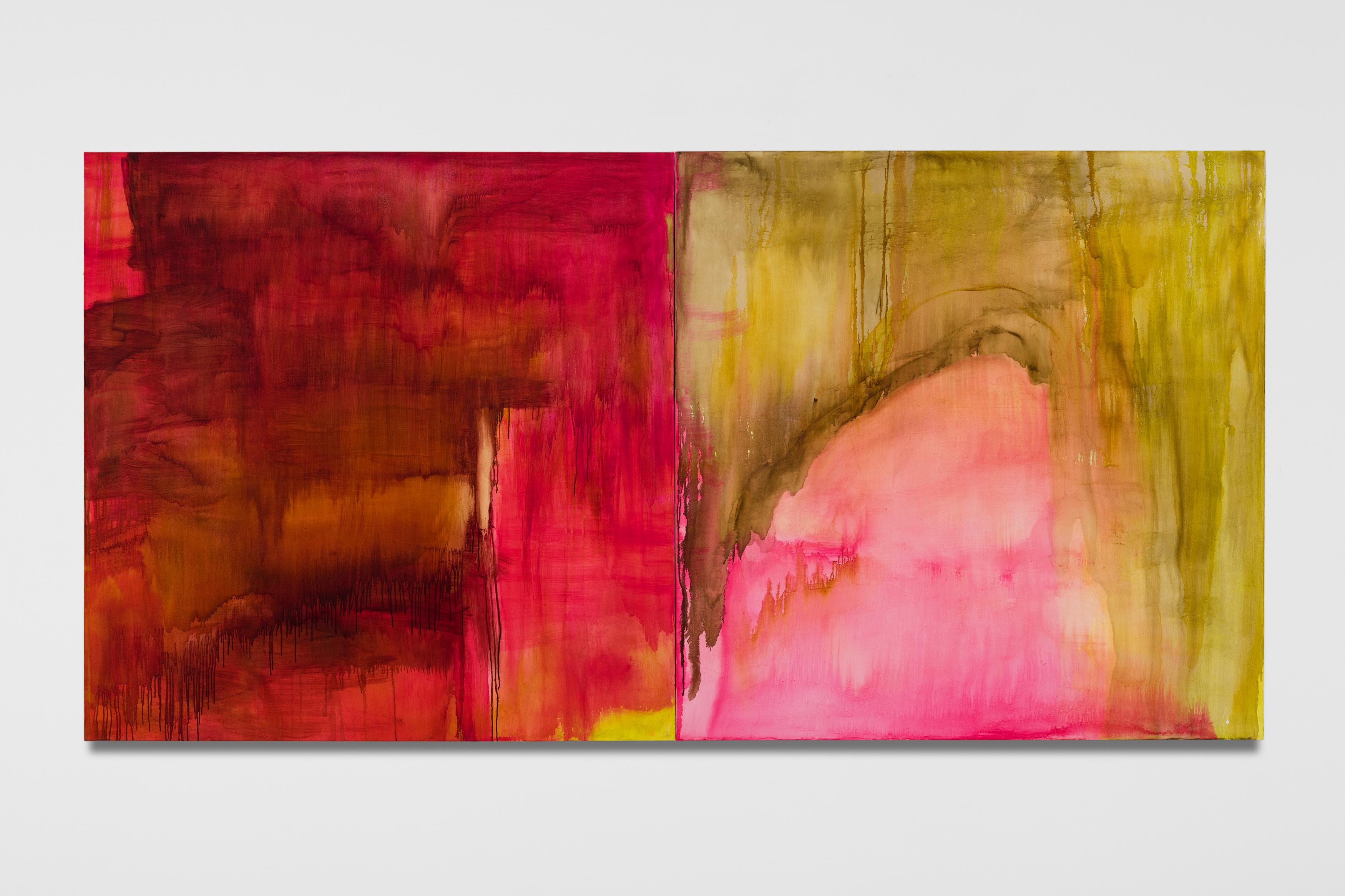 Anastasia Pelias Abstract Painting - Here we are... or are we?