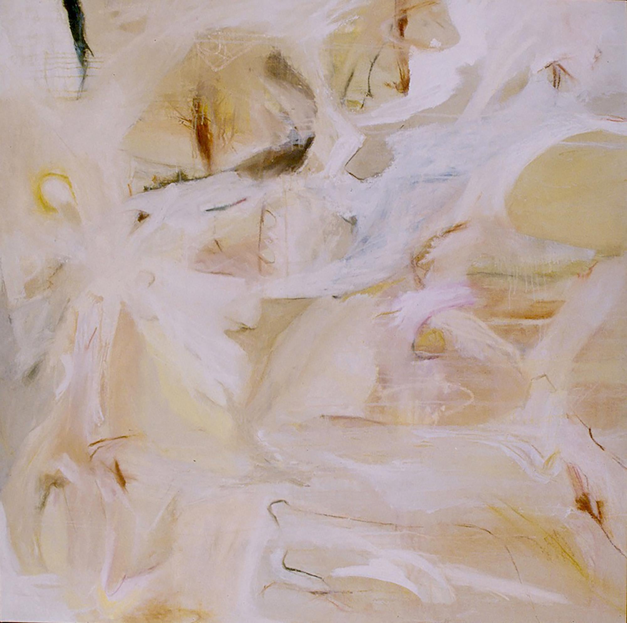 Anastasia Pelias Abstract Painting - White Group 4