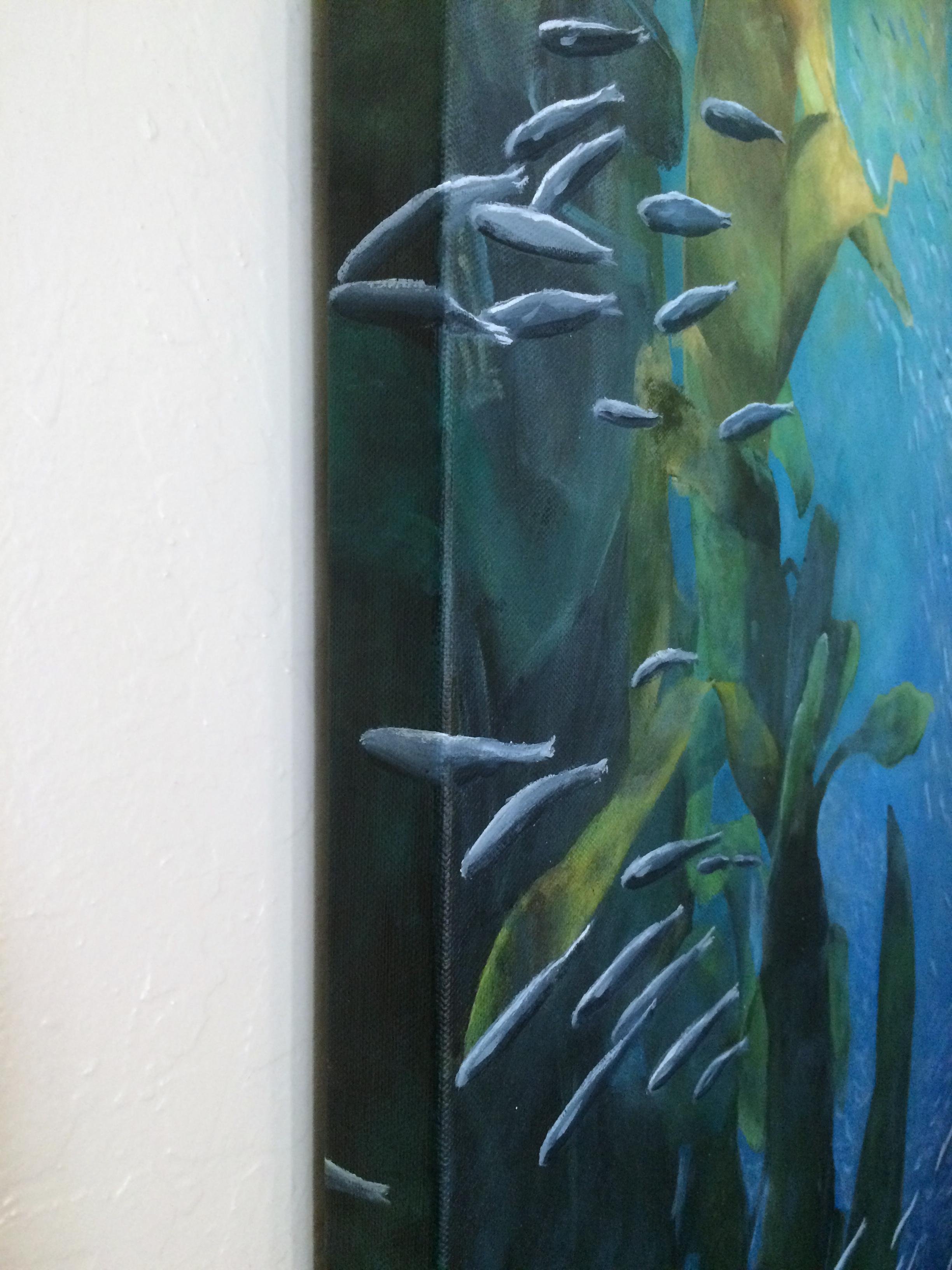 Kelp Forest - Painting by Anastasia Pimentel