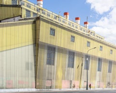 Building industriel sous couverture imprimée, Moscou, 2021