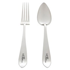Anastasia Serving Fork and Spoon by Julia B.