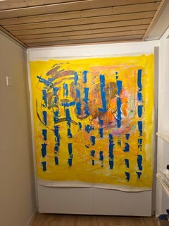 Let's come together, Large scale mixed media painting by Anastasia Vasilyeva