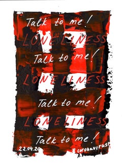 22.04.2020 - Parla con me! COVID-19, Pittura d'arte documentaria, 2020