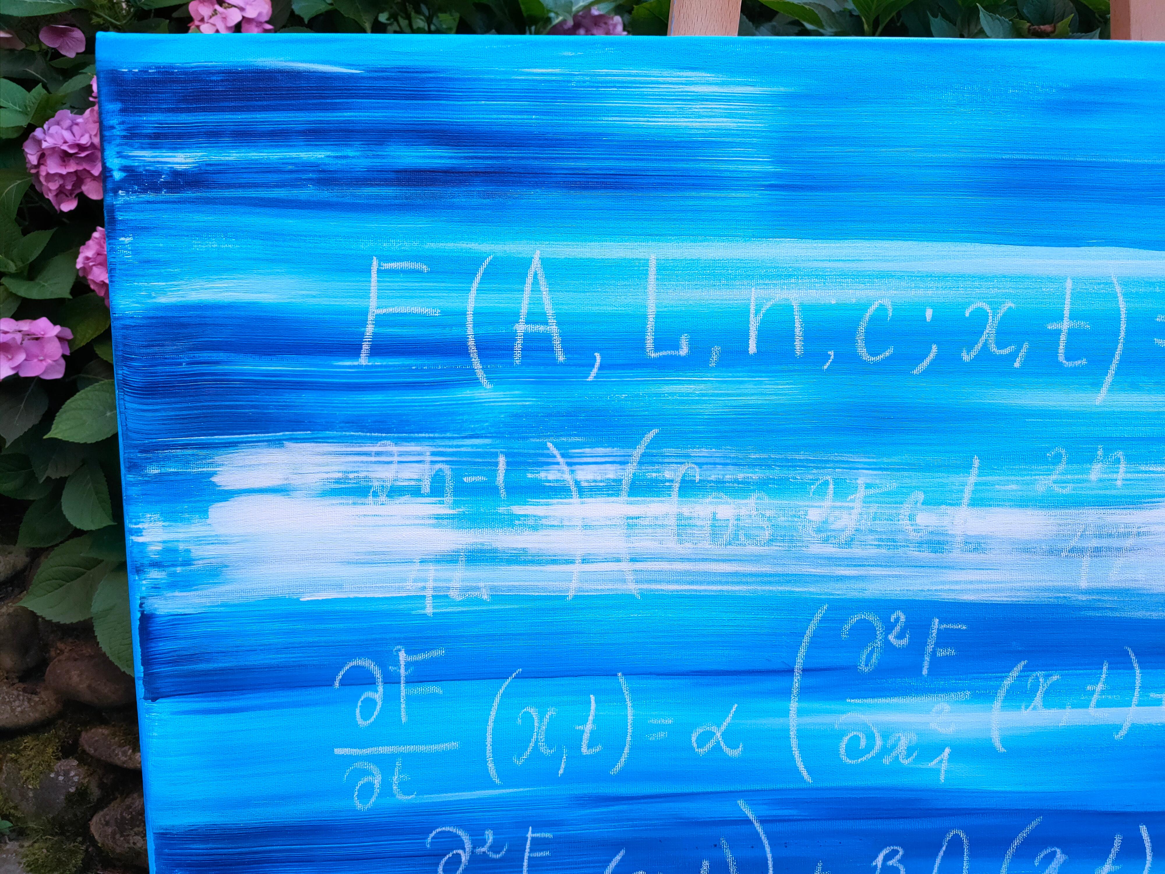 Blaue Wellen, Wissenschaftliche Kunstsammlung von Anastasia Vasilyeva im Angebot 3