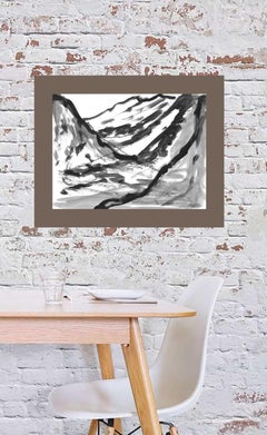 Montañas 003 Pintura de Anastasia Vasilyeva, 2020