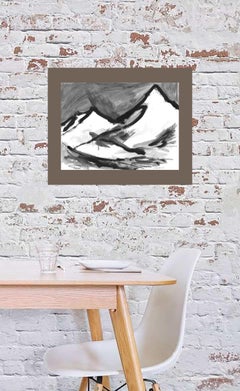 Berge 008, Gemälde von Anastasia Vasilyeva, 2020