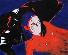 "Absorption" Oil Painting 31.5" x 39" inch by Anastasiia Danilenko
