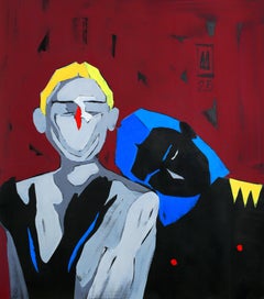 "Closer" Oil Painting 27.5" x 24" inch by Anastasiia Danilenko