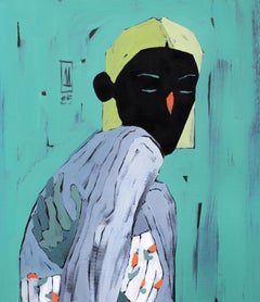 "Long-Awaited" Oil Painting 27.5" x 24" inch by Anastasiia Danilenko