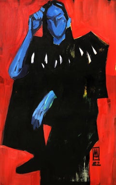 "Muse" Oil Painting 43" x 27" inch by Anastasiia Danilenko