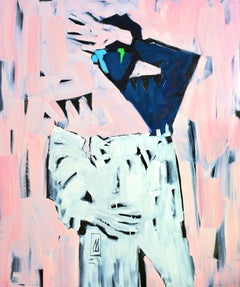"Spellbound" Pittura a olio 43" x 35" pollici di Anastasiia Danilenko