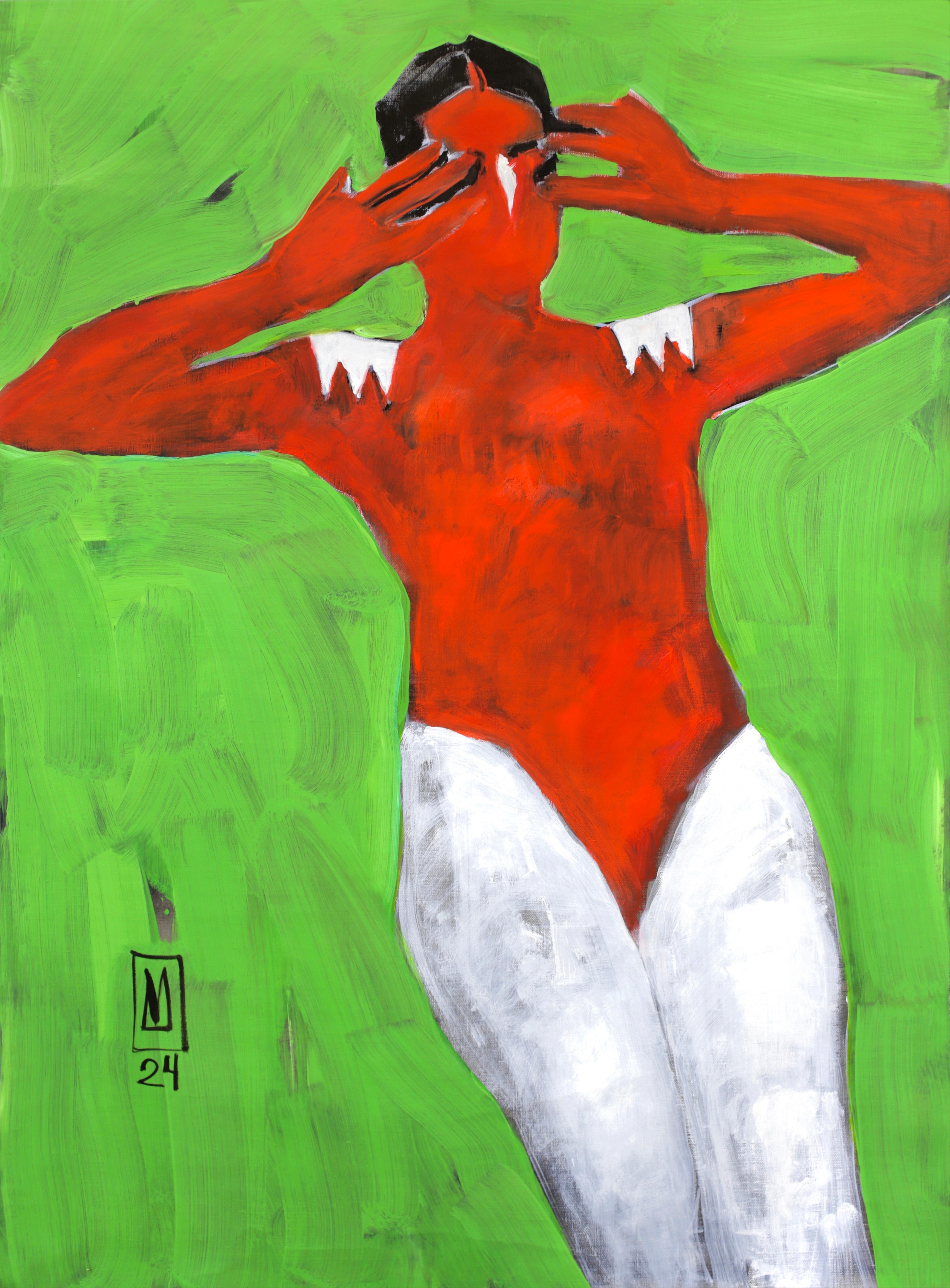 "Sunny" Pittura a olio 43" x 31,5" pollici di Anastasiia Danilenko
