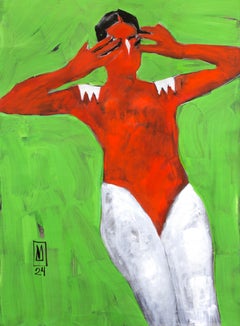 "Sunny" Pittura a olio 43" x 31,5" pollici di Anastasiia Danilenko