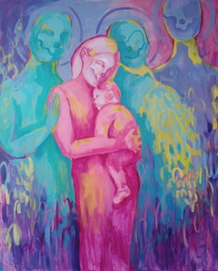 Motherhood, 145x115cm, canvas, acrylic