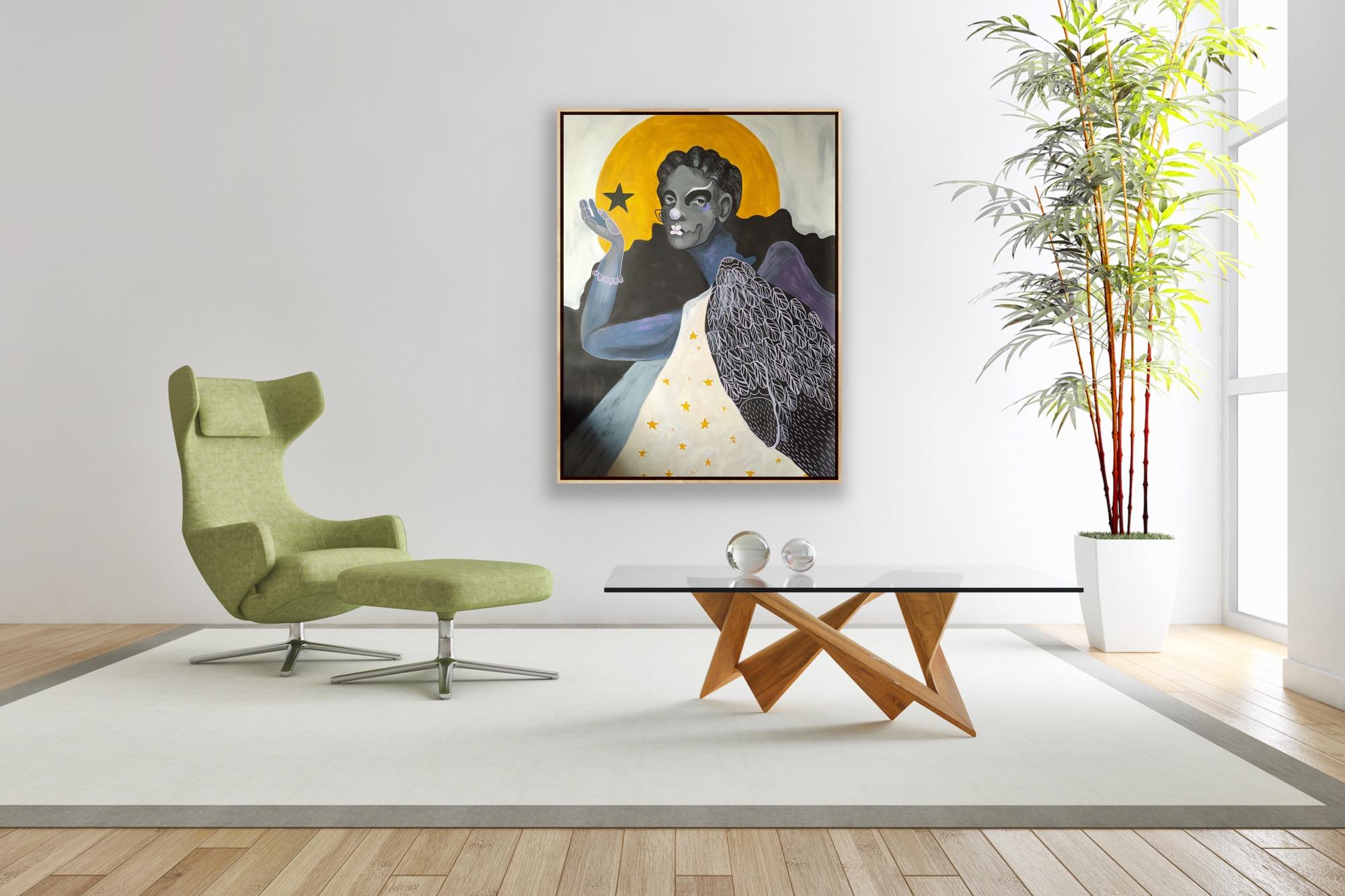 Estrella, 130x105cm, acrílico sobre lienzo en venta 1