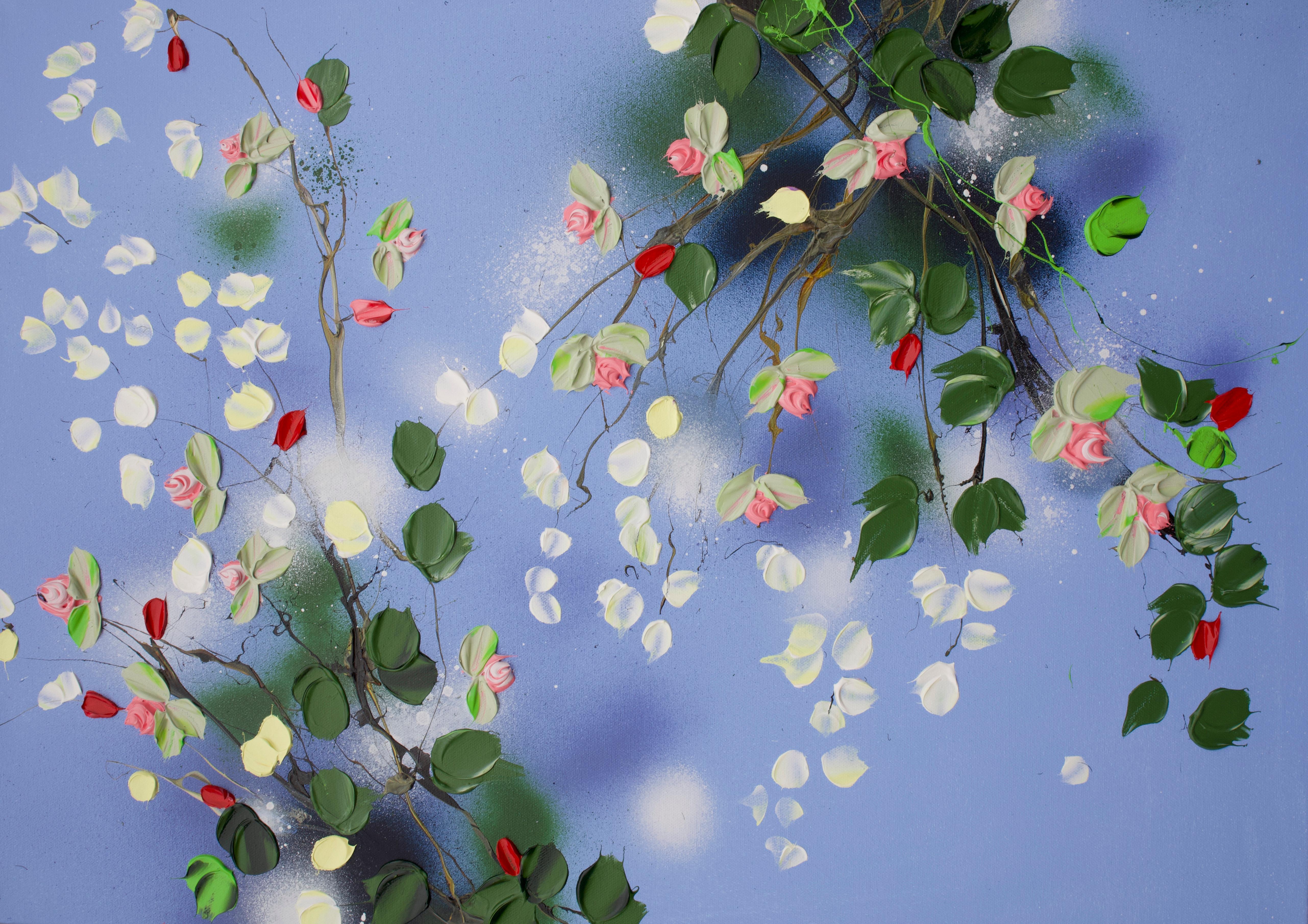 Anastassia Skopp Abstract Painting - "Flowers" II
