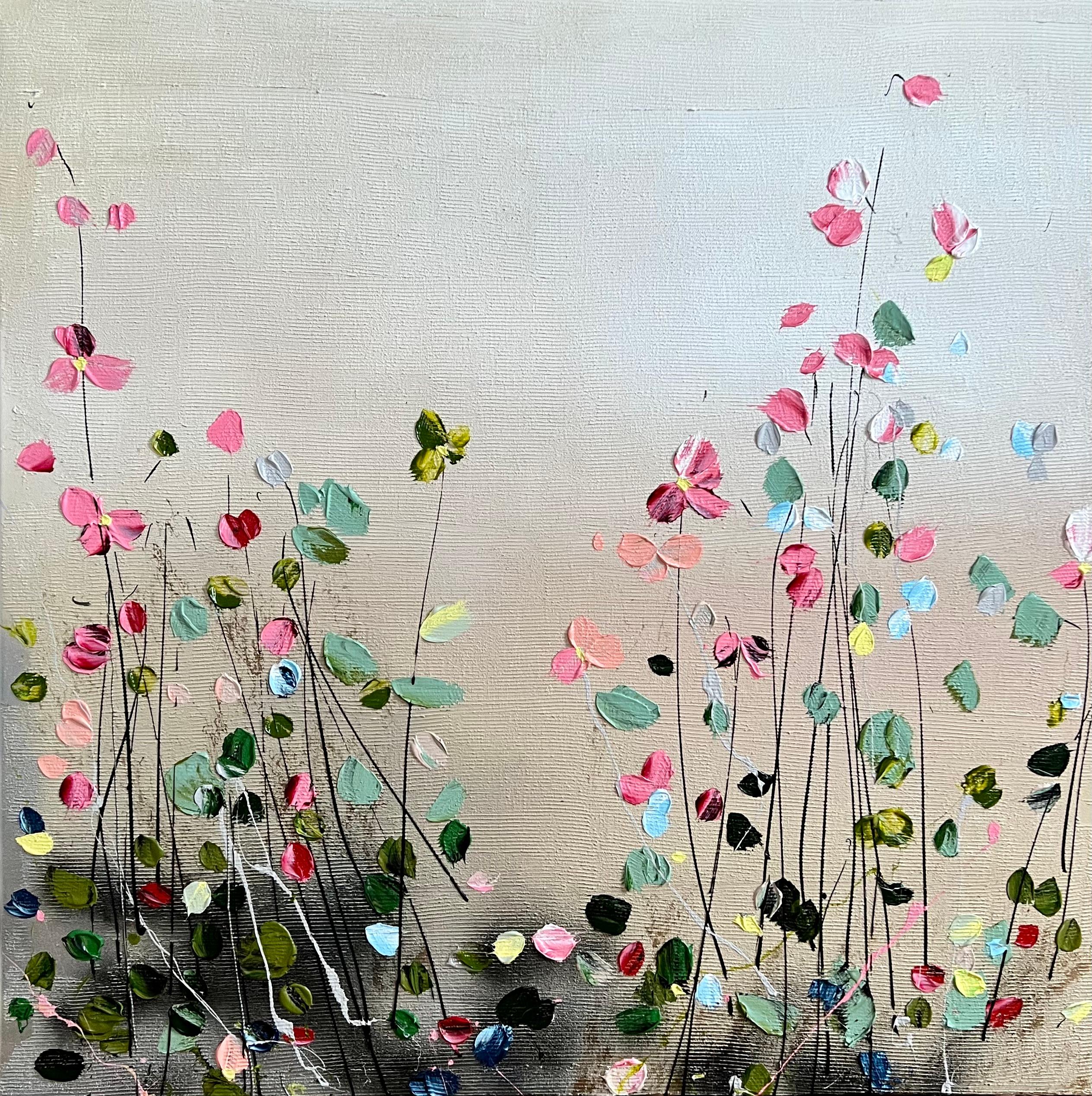 Interior Painting Anastassia Skopp - Grande peinture florale « Flowers In The Morning »
