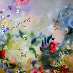 "Komorebi XV” floral large painting