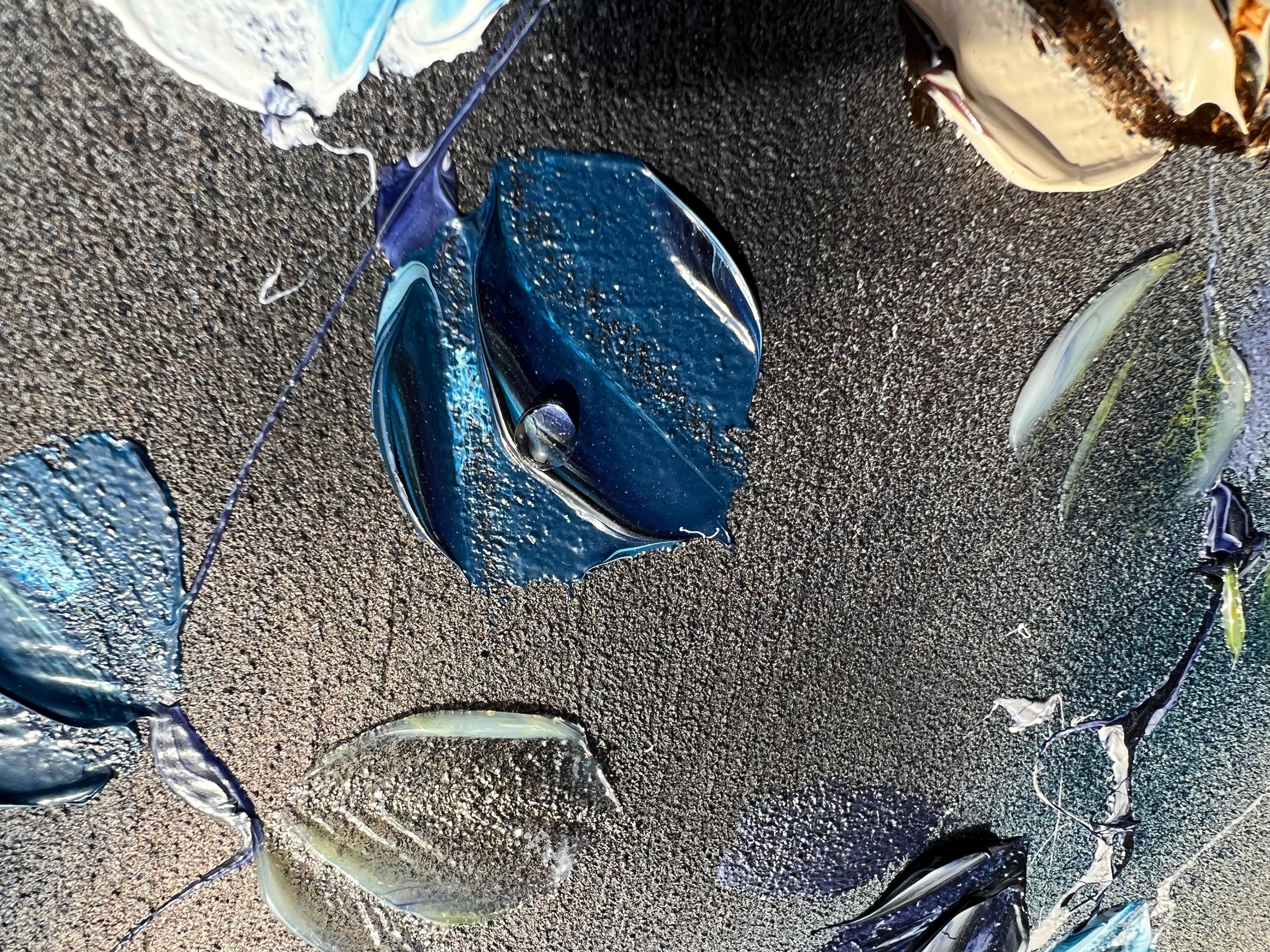 Phenomena X., großes Blumengemälde im Angebot 7