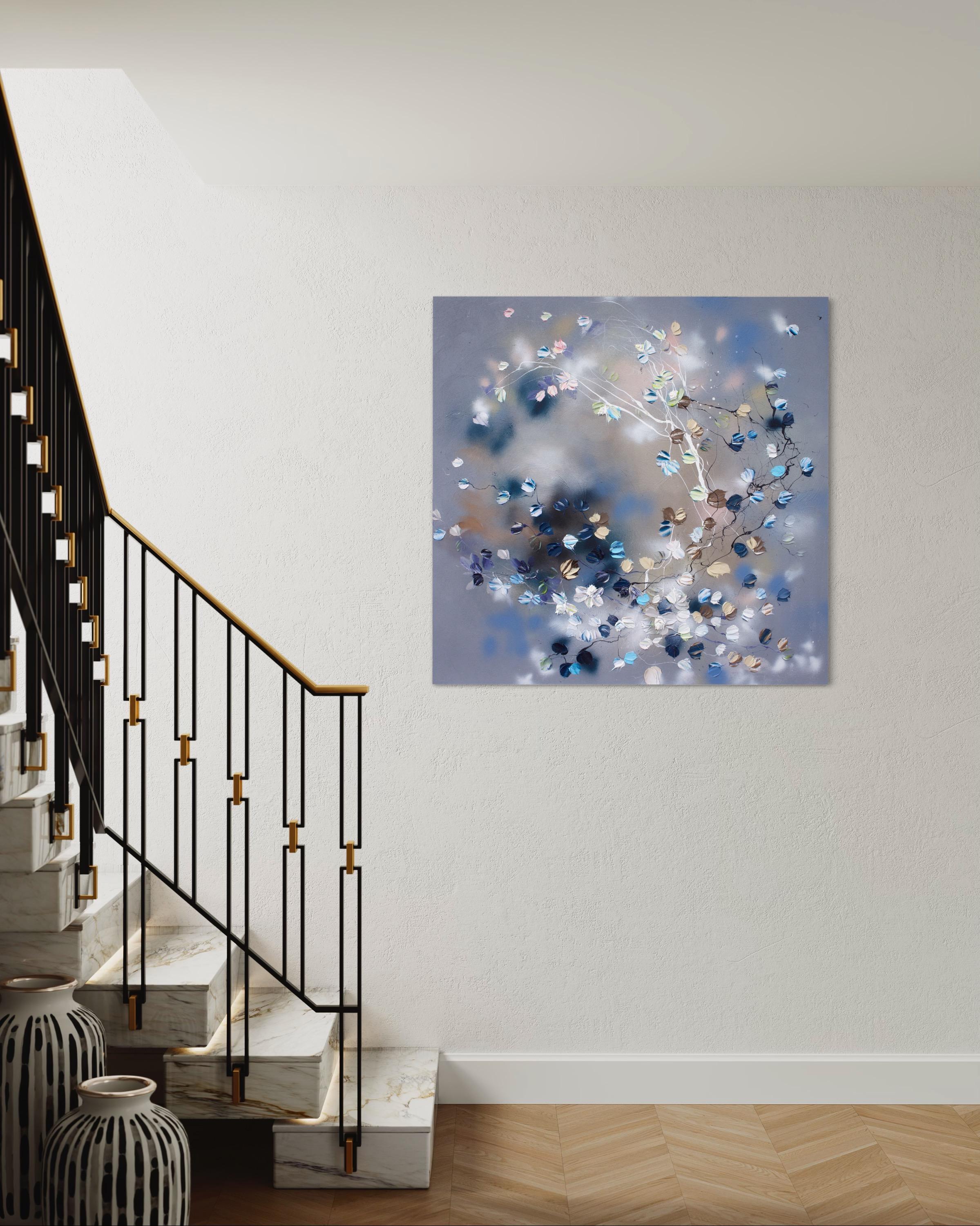Phenomena X., großes Blumengemälde im Angebot 8