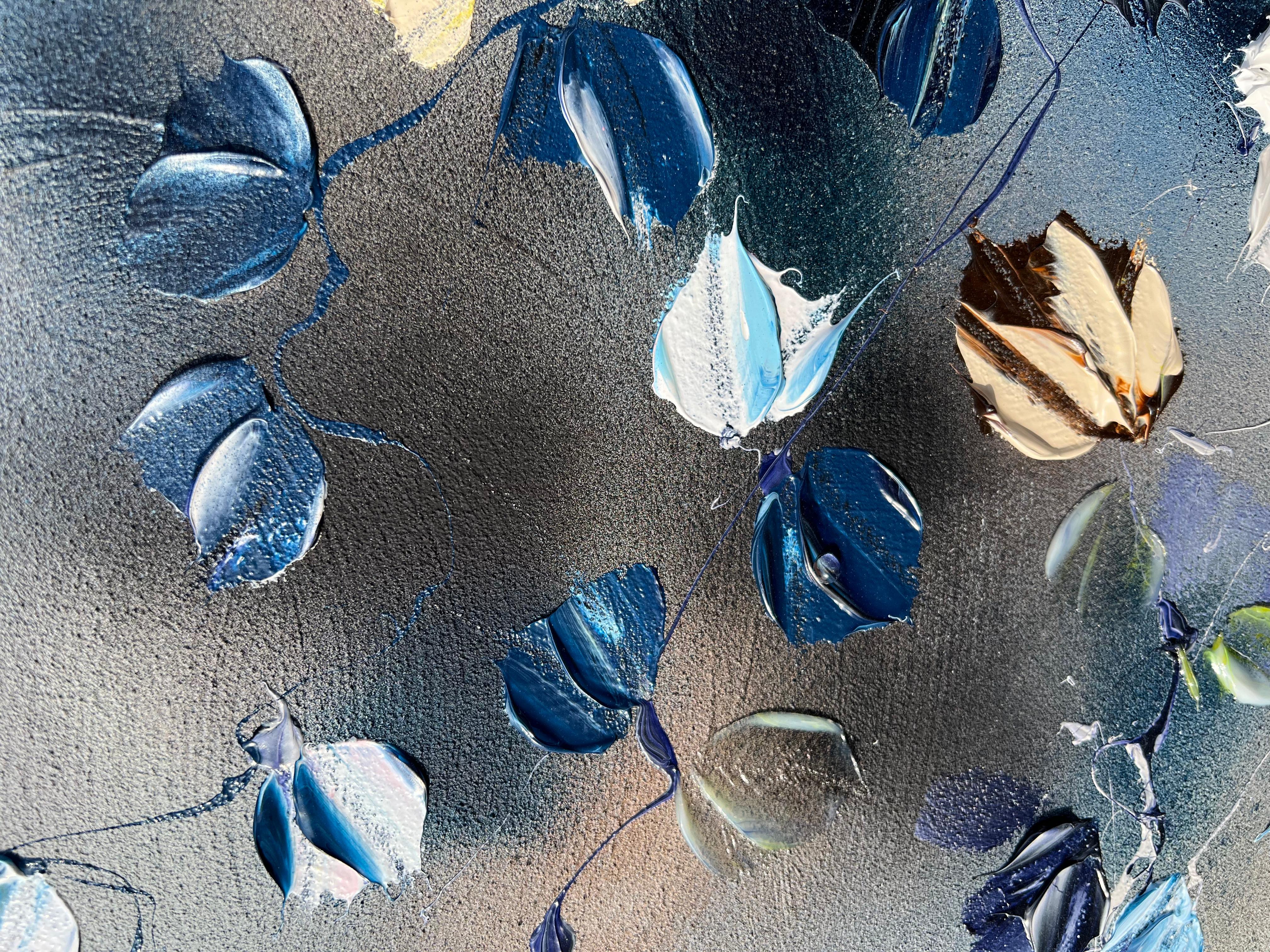 Phenomena X., großes Blumengemälde im Angebot 1