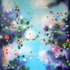 "Summer Garden" floral large painting