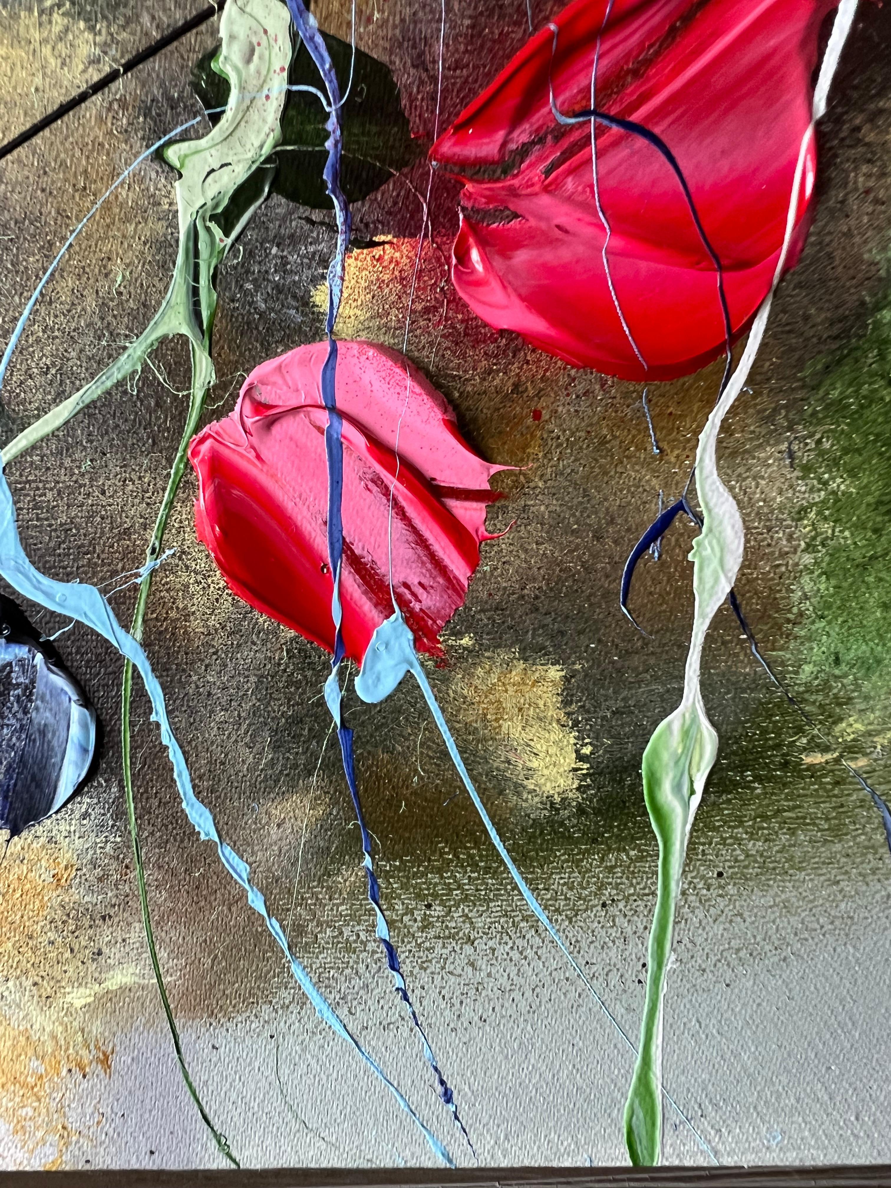 Quadro floreale colorato 