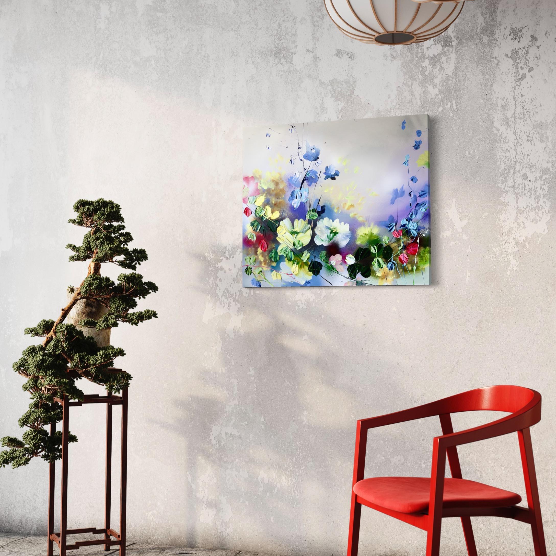 Quadro floreale colorato 