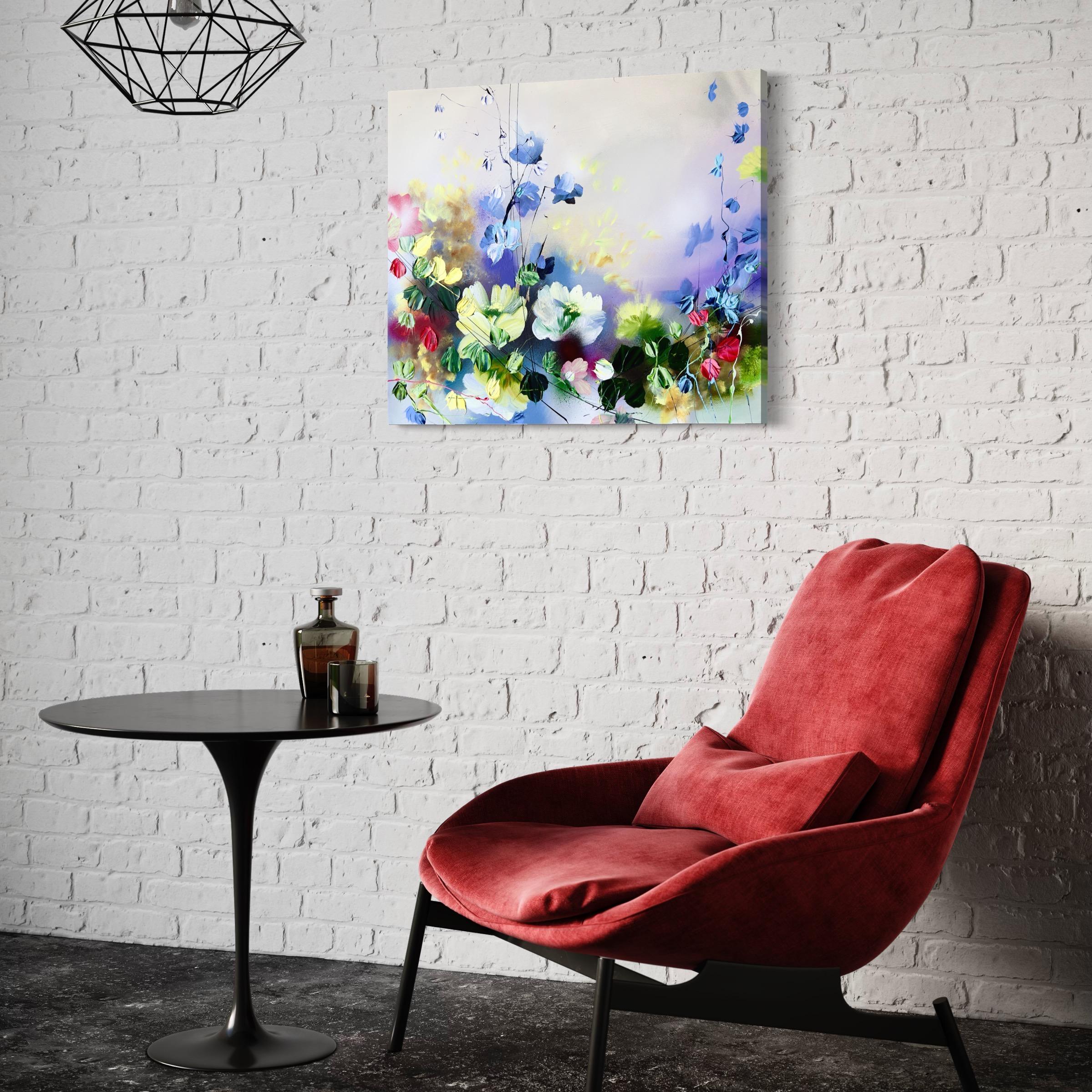 Quadro floreale colorato 