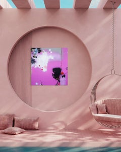 "The Shape Of The Now" floral large painting