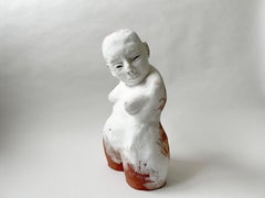 Escultura figurativa de gres: 'Desterrado l'