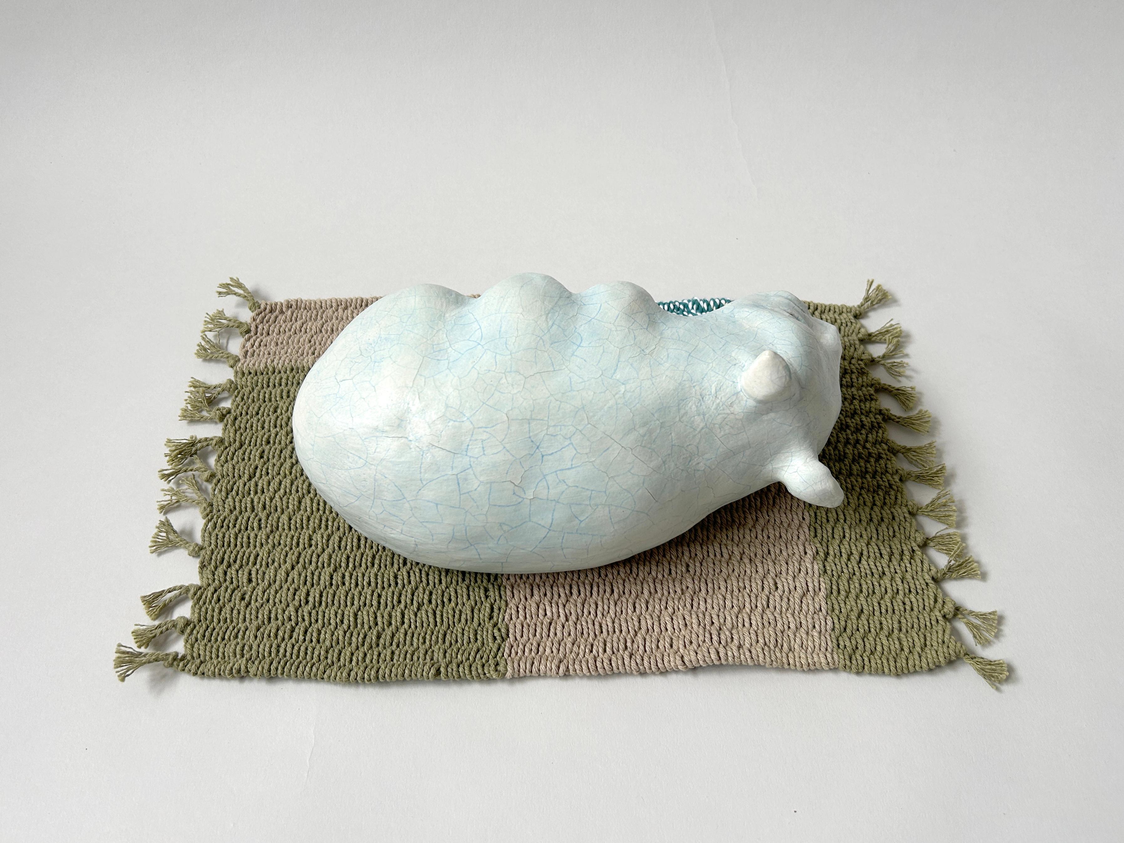 Escultura figurativa de gres: 'Cerdo, domesticado' - Sculpture Contemporáneo de Anastassia Zamaraeva 