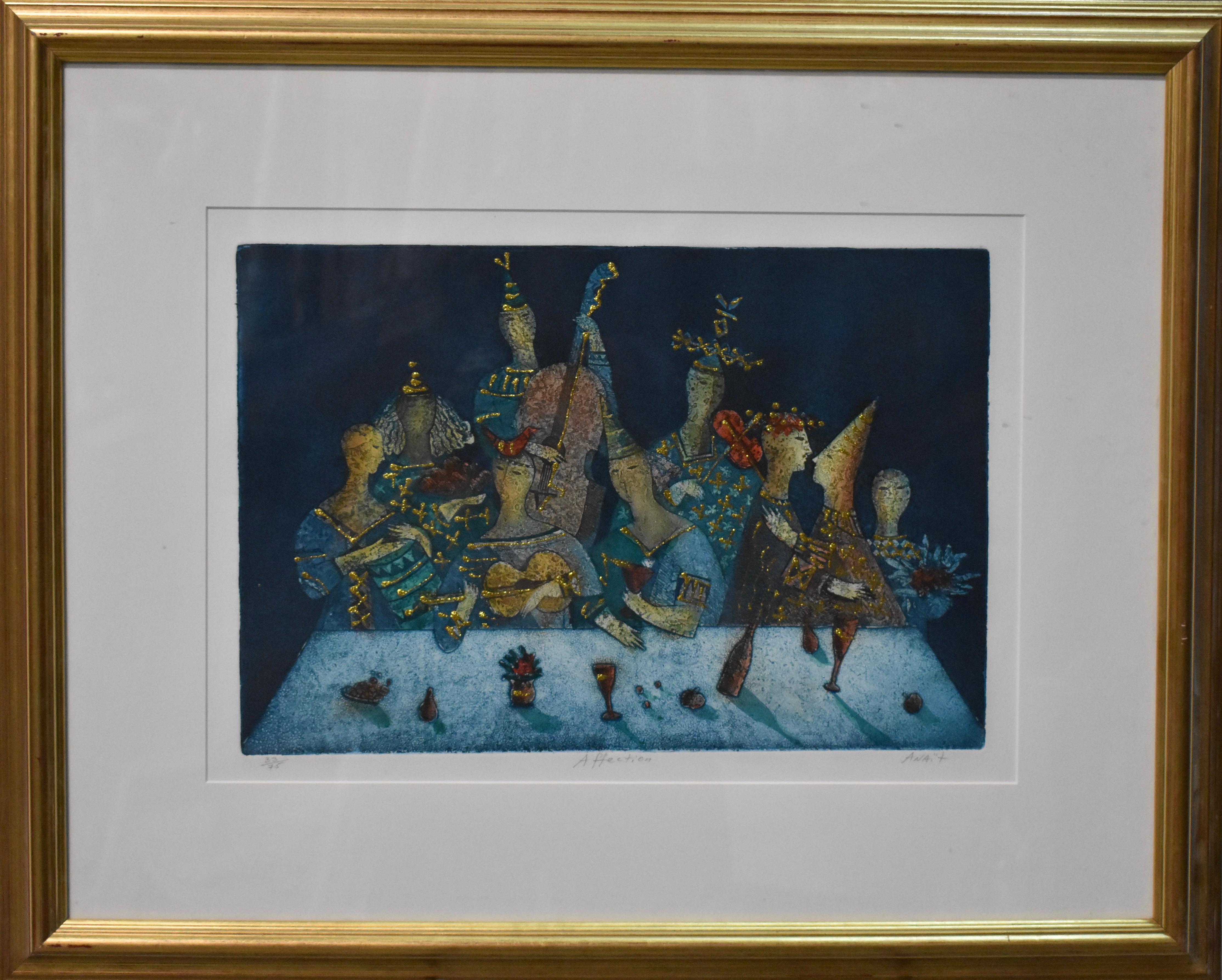 Anaït Abramian Abstract Print - Affection