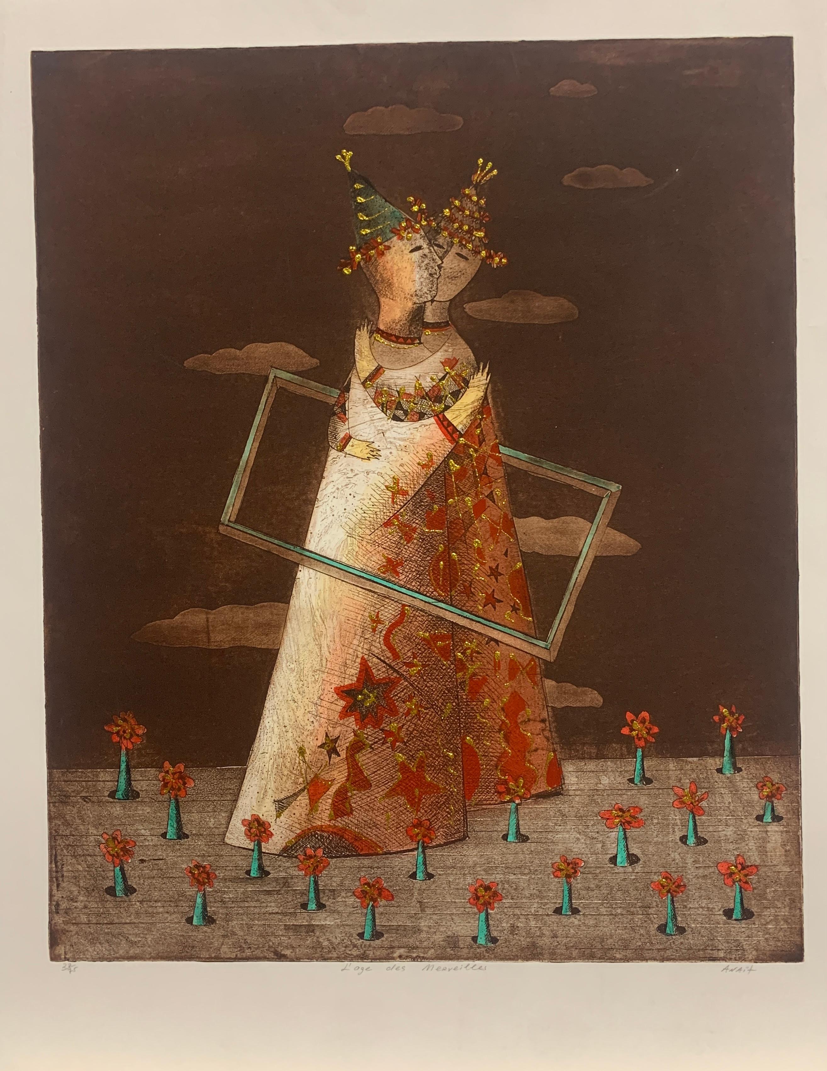 Anaït Abramian Abstract Print - L’Age Des Merveilles
