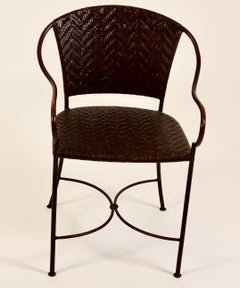 Fauteuils Gunther Lambert assise et dossier à rayures épaisses en cuir de buffle foncé