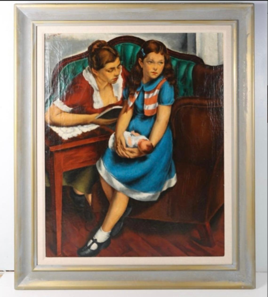 Mutter und Kind – Painting von ANATOL SHULKIN