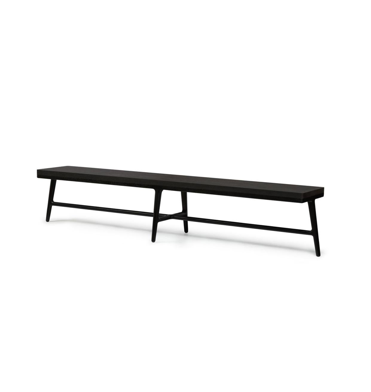 Anatole bench by LK Edition
Dimensions: 220 x 45 x H 43 cm
Materials: Black oak. 


It is with the sense of detail and requirement, this research of the exception by the selection of noble materials and his culture of the French know-how, that LK