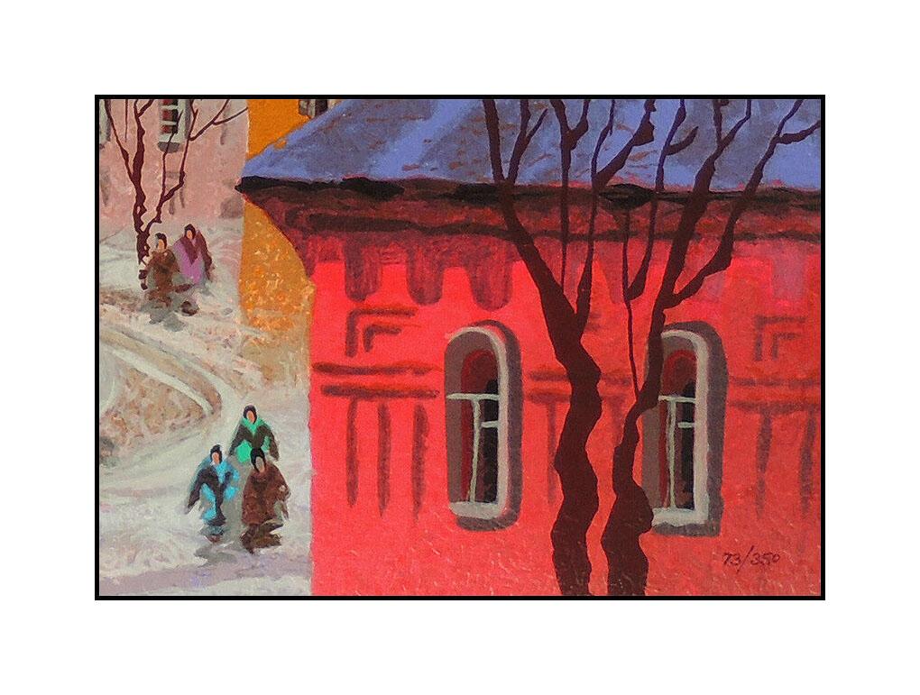 Anatole Krasnyansky Authentic & Original Embossed Color Serigraph, Professionally Custom framed and listed with the Submit Best Offer option

Accepting Offers Now:  Up for sale here we have a Rare and stunning Serigraph on wove paper by Anatole