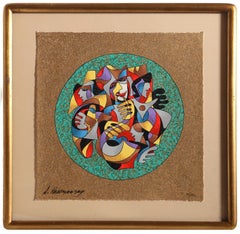 Band, Screenprint, signed and numbered in marker by Anatole Krasnyansky