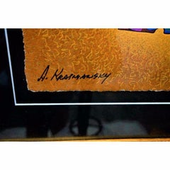Gold Framed Anatole Krasnyansky Serigraph