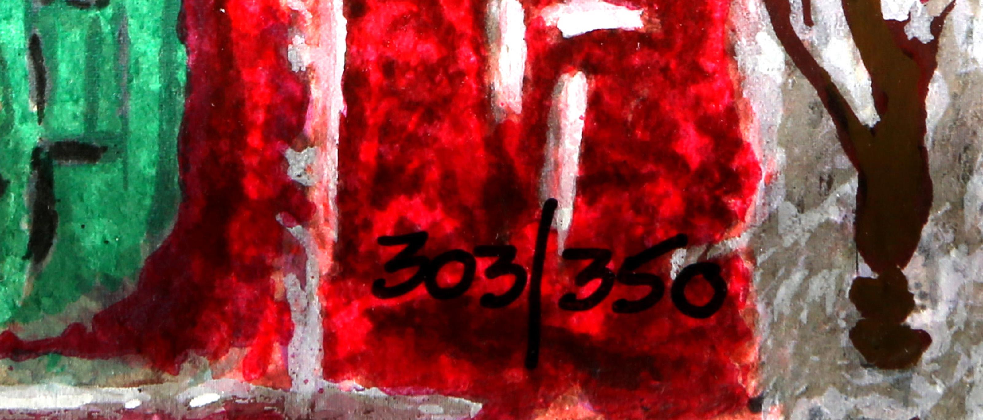 Red Sunset, Screenprint, signed and numbered in marker by Anatole Krasnyansky For Sale 3