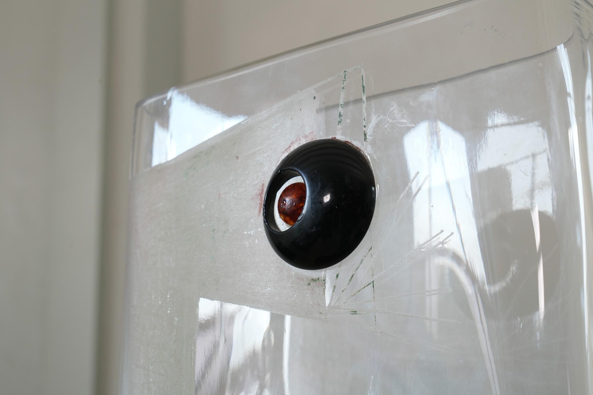 Glass Anatole Riecke Modernist Vase For Sale