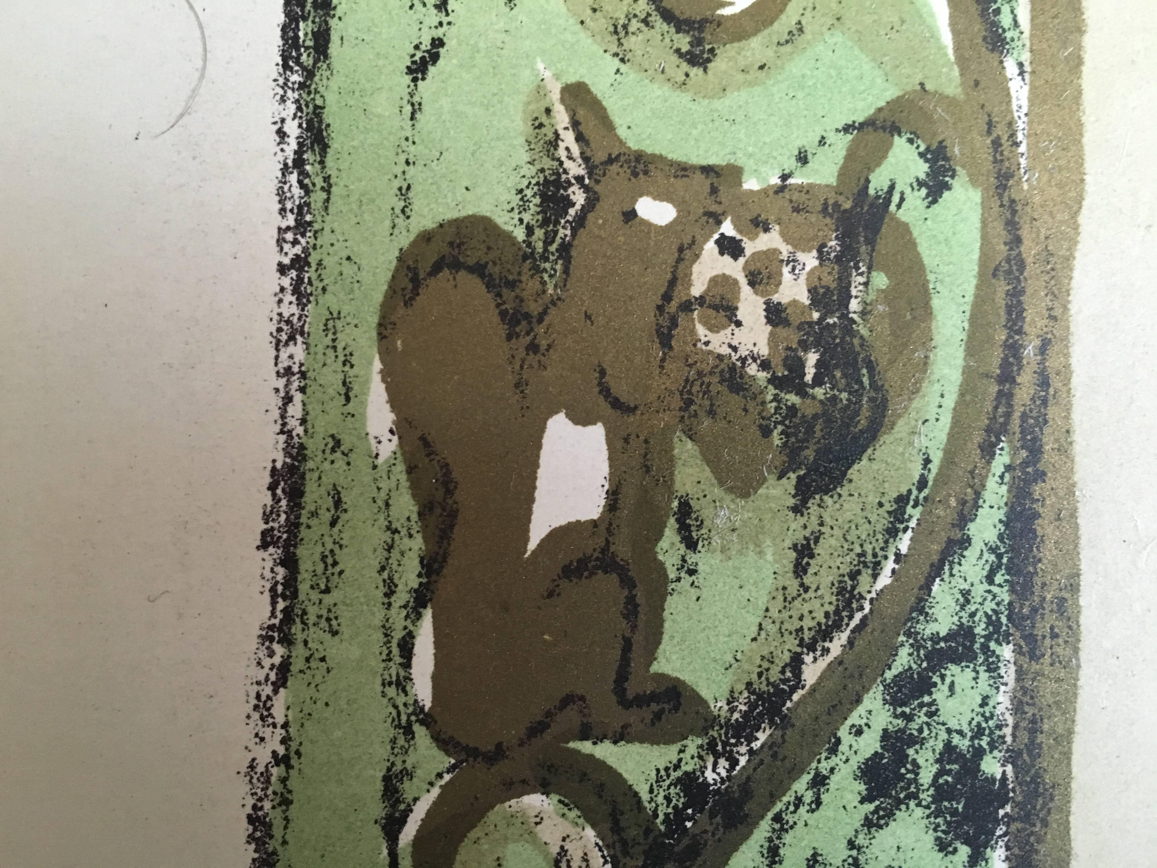 Lithographie judaïque russe ancienne en vente 5